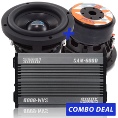 2 PSE-6.5 6.5" Powersports Subwoofers & 1 SAM-600.1 Combo Deal