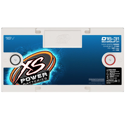 XS Power D16-31 Group 31 16V AGM Battery