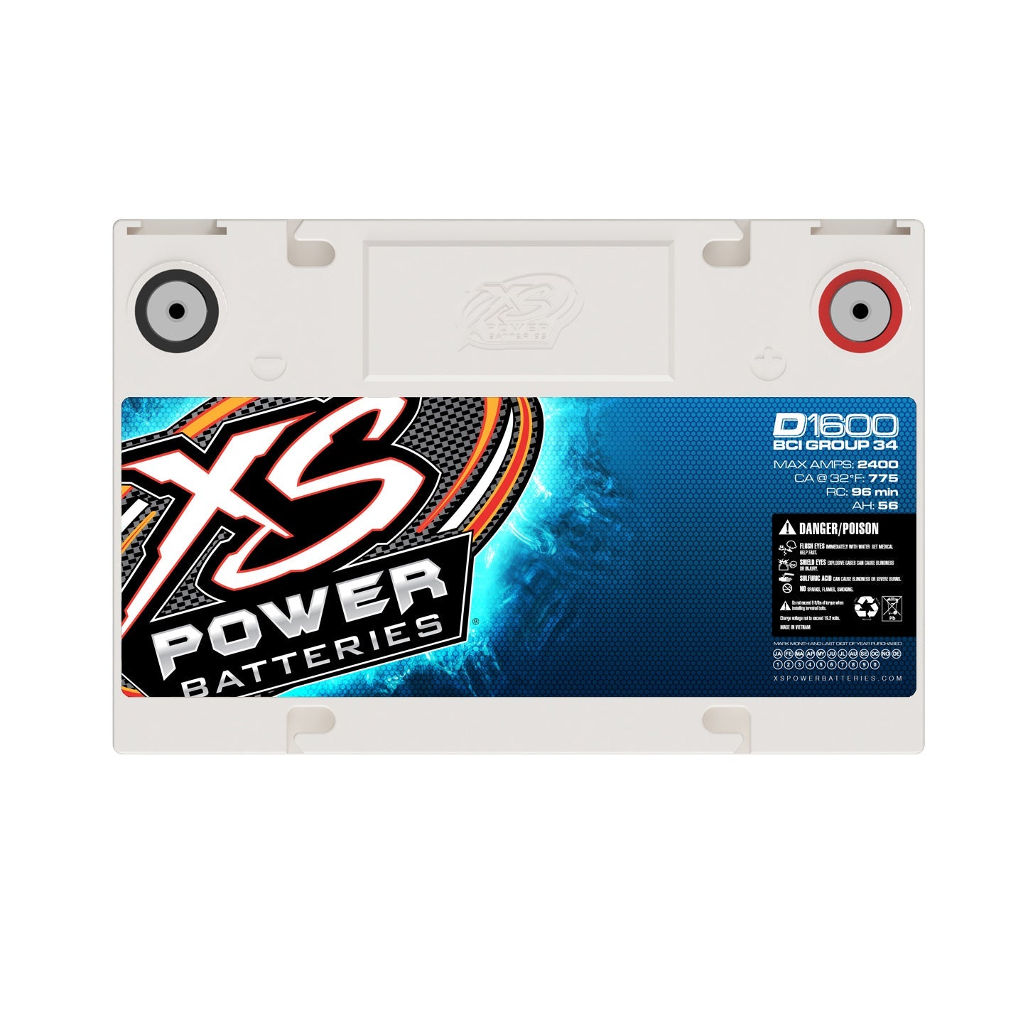 XS Power D1600 16V AGM Battery