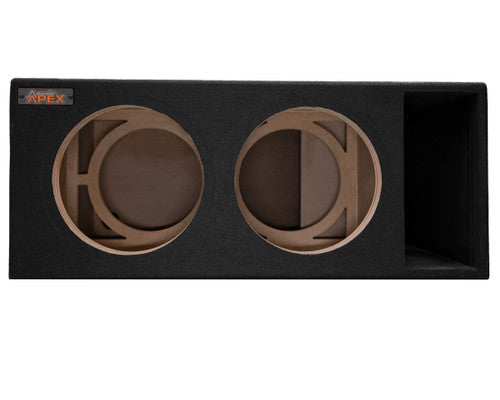 Audio Apex Dual 12 Triple baffle Box