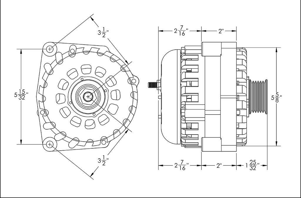 E Series 250 Amp Machined Billet GM Truck / SUV / Car | B8206250M | in 1999 - 2000 | Brand Mechman