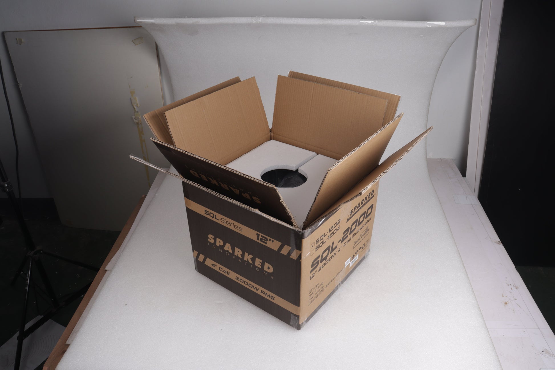 Sparked Innovations 12" SQL-2000 Car Audio Subwoofer 2000W DVC - D4