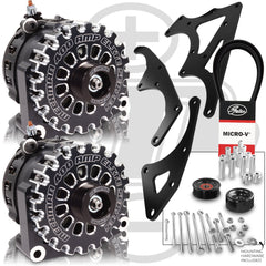 Mechman 800 Amp Black Dual Alternator Kit for 2014 - 2020 GM Trucks