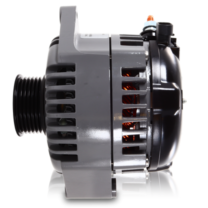 Marine 170 amp high output alternator for Ski / Wake Board Boats with 12SI 6.61 inch bolt pattern 6-Grove Serpentine Pulley