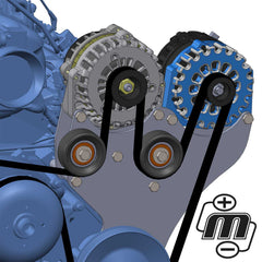 Mechman 400 Amp Purple Dual Alternator Kit for 1999 - 2013 GM Trucks | D202PU | in Dual Alternator Kits | Brand Mechman