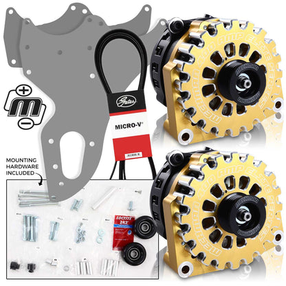 Mechman 800 Amp Gold Dual Alternator Kit for 1999 - 2004 GM Trucks | D201GO | in Dual Alternator Kits | Brand Mechman