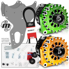 Mechman 800 Amp Mix Match Color Dual Alternator Kit for 1999 - 2004 GM Trucks | D201-MIX-MATCH | in Dual Alternator Kits | Brand Mechman