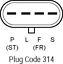 P101-L-5 Voltage boost harness for GM 4 pin regulators for a 2.5 volt increase for Lithium or 14-volt AGM batteries | P101-L-5 | in Voltage Control | Brand Mechman