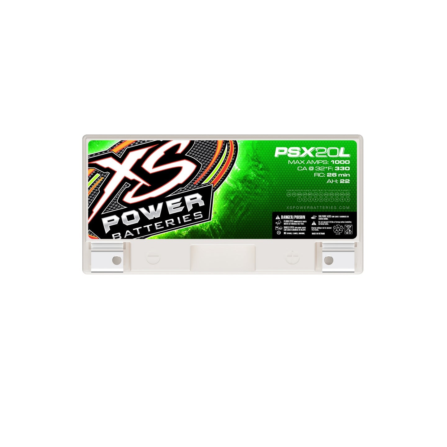 XS Power PSX20L Group 20L 12V AGM Powersports Battery