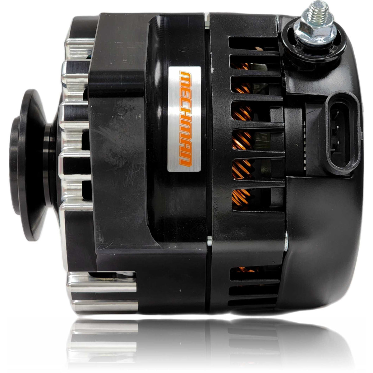 S Series Billet 240a racing alt - Early Ford - Black | B7058240B | in All Except FE Engines | Brand Mechman