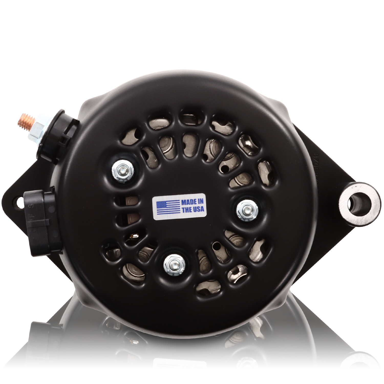 S Series Billet 320a racing alt - 6/12 Ford 6S - Black | B7771320B | in 1987 - 1992 | Brand Mechman