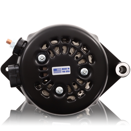 S Series Billet 320a racing alt - 6/12 Ford 6S - Black | B7771320B | in 1987 - 1992 | Brand Mechman