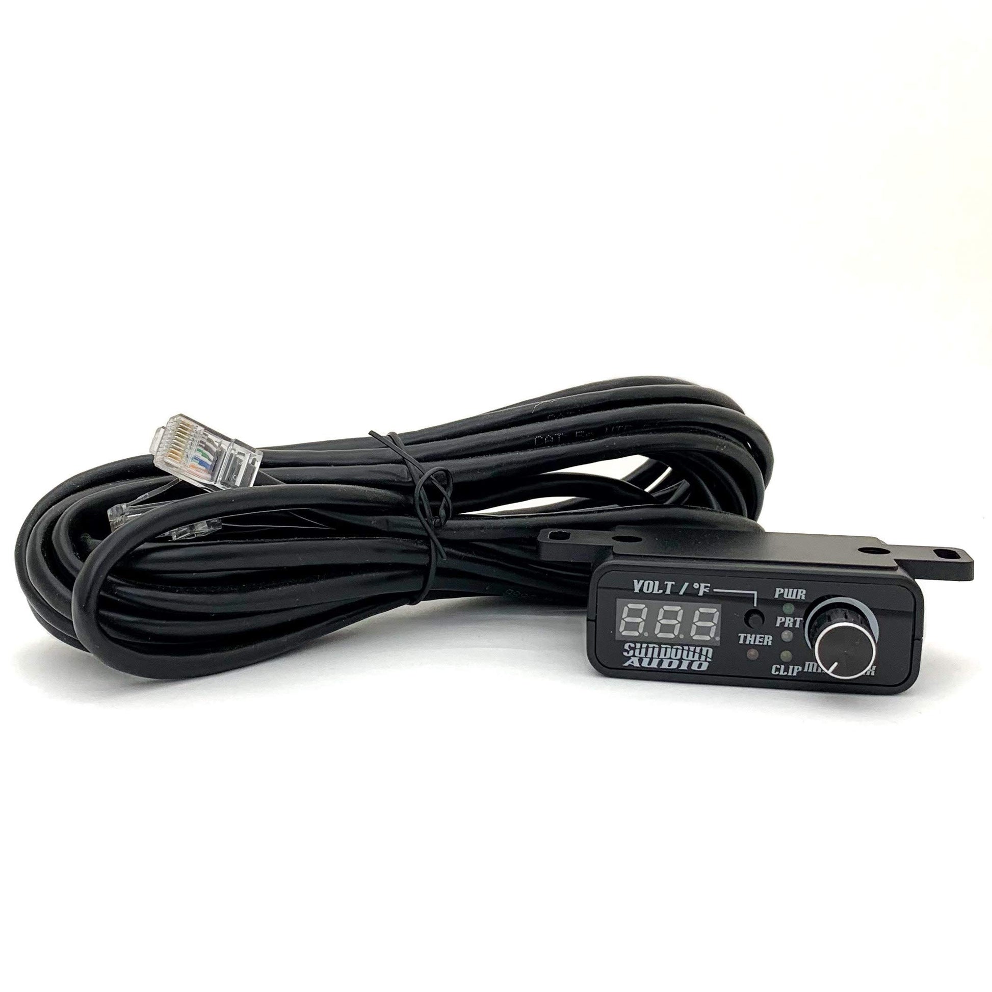Sundown Audio SALT Bass Knob remote with digital voltage, temperature, and clipping display