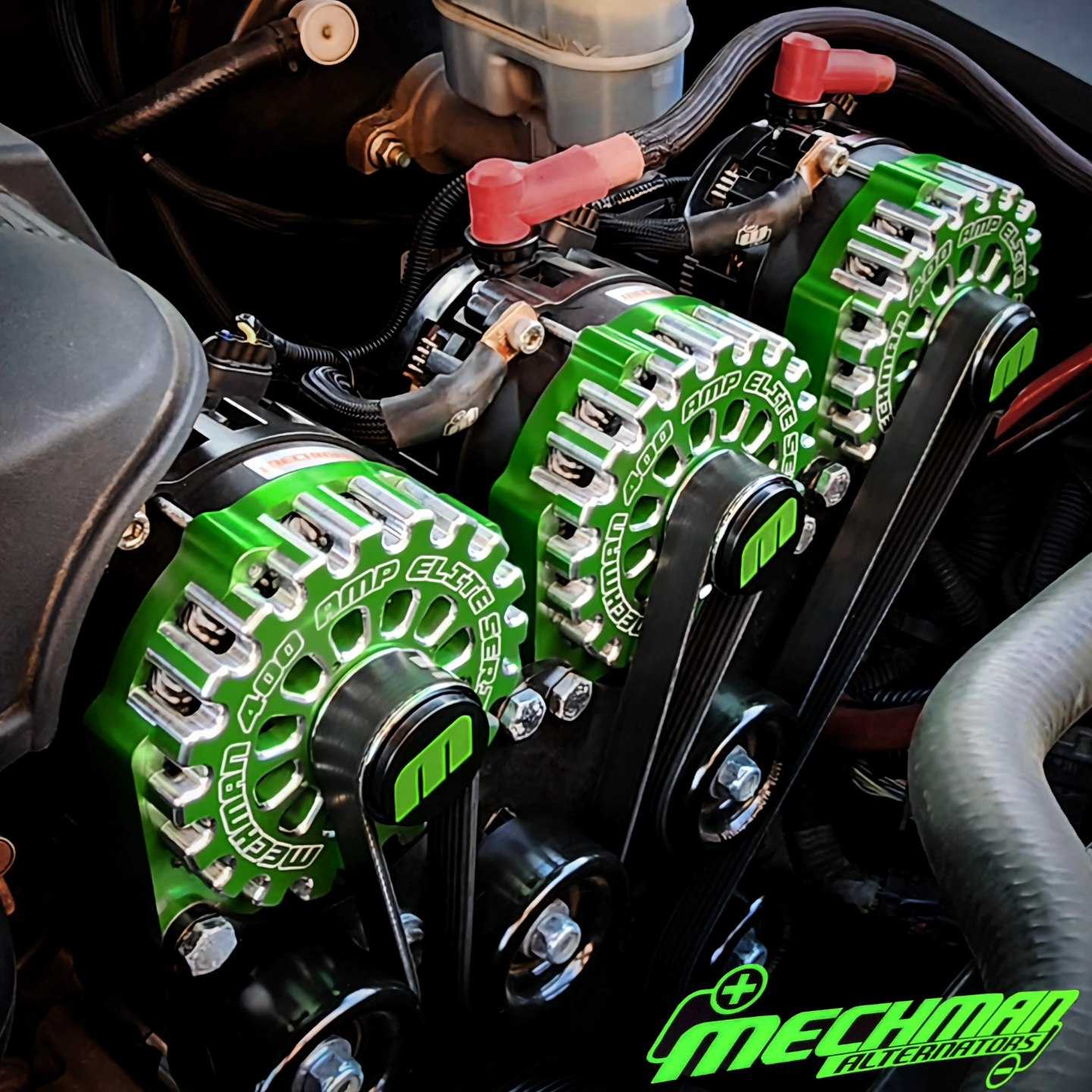 Triple Bracket late 99-13 GM Trucks w/4.8L, 5.3L, 6.0L & 6.2 | D300 | in 99-13 GM Trucks --- TRIPLE KIT ONLY --- | Brand Mechman