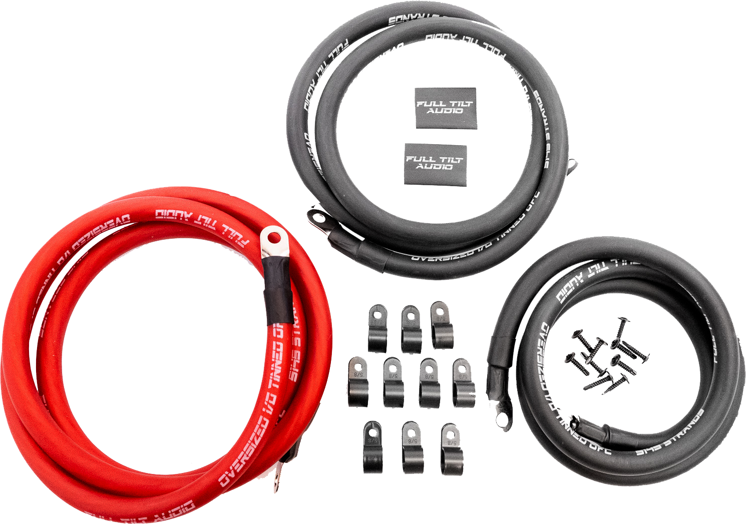 Full Tilt Audio 100% OFC Big 3 Upgrade Kits - Blue/Clear