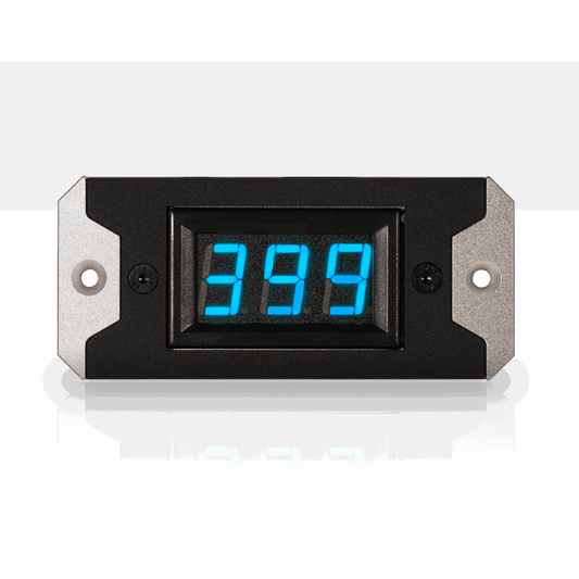 Billet Aluminum 10Hz LED Display for The Conductor - Blue