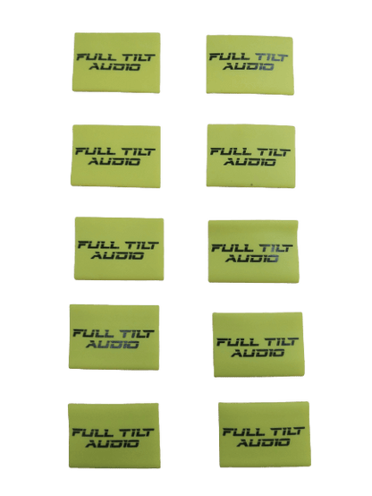 Full Tilt Audio 1/0 AWG Heat Shrink With Full Tilt Logo- 10 Pack - Blue