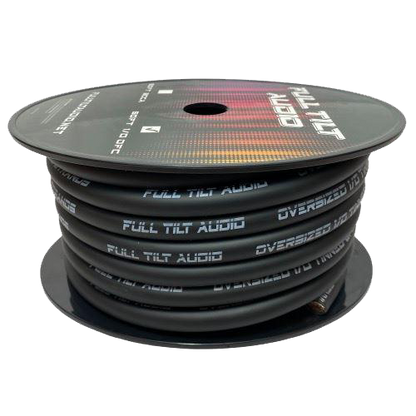 Full Tilt 50' 1/0 AWG OFC Power/Ground Cable - Teal