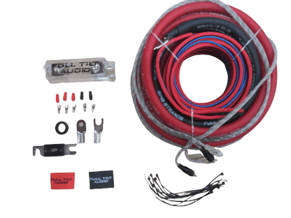 Full Tilt Audio 1/0 AWG OFC Amplifier Wire Kits - Purple/Black