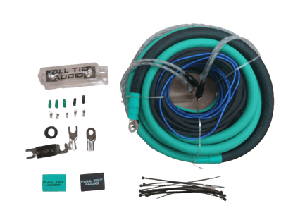 Full Tilt Audio 1/0 AWG OFC Amplifier Wire Kits - Blue/Black