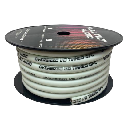 Full Tilt 50' 1/0 AWG OFC Power/Ground Cable - Black