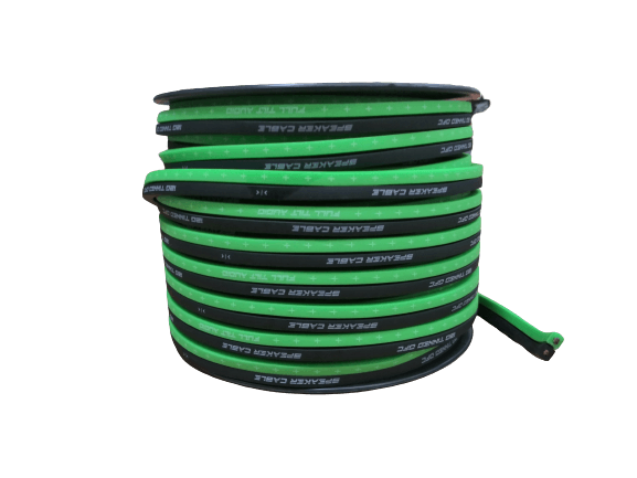 Full Tilt Audio 100' 12 AWG 100% OFC Speaker Wire - Blue/Black