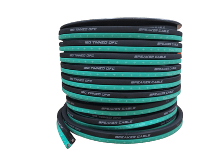 Full Tilt Audio 100' 12 AWG 100% OFC Speaker Wire - Red/Black