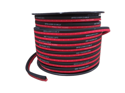 Full Tilt Audio 100' 16 AWG 100% OFC Speaker Wire - Lime Green/Black