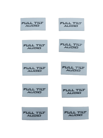 Full Tilt Audio 8 AWG Heat Shrink With Full Tilt Logo- 10 Pack - Black