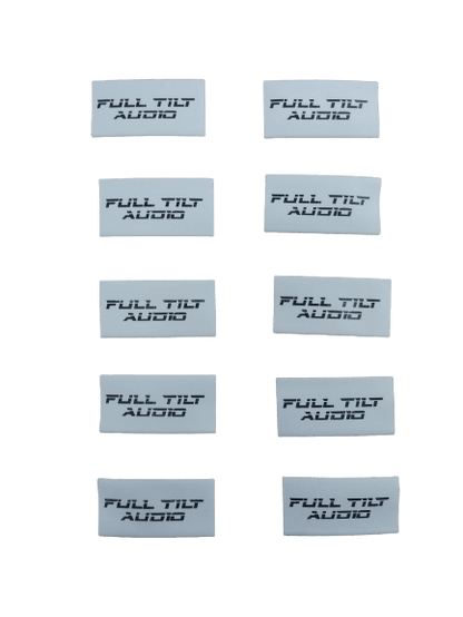 Full Tilt Audio 8 AWG Heat Shrink With Full Tilt Logo- 10 Pack - Black