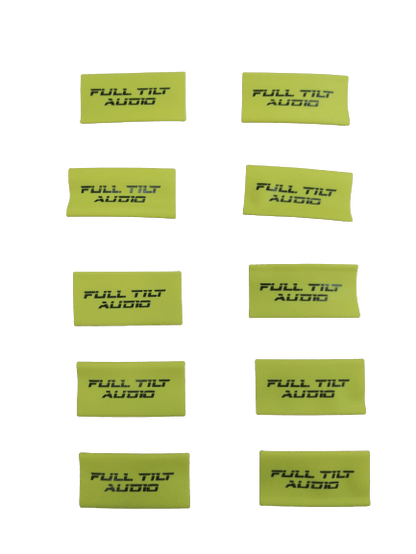 Full Tilt Audio 4 AWG Heat Shrink With Full Tilt Logo- 10 Pack - Purple