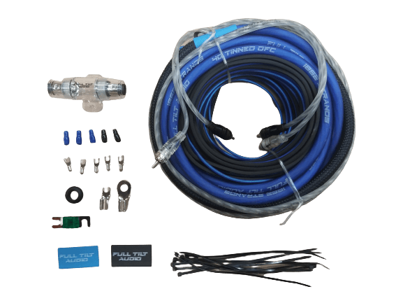 Full Tilt Audio 4 AWG OFC Amplifier Wire Kits - Purple/Black