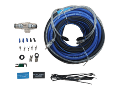 Full Tilt Audio 4 AWG OFC Amplifier Wire Kits - White/Black