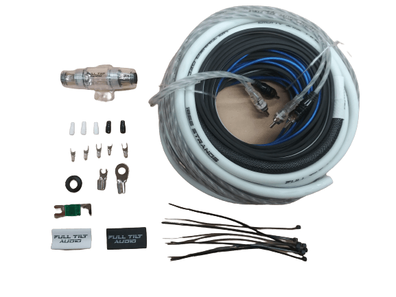 Full Tilt Audio 4 AWG OFC Amplifier Wire Kits - Blue/Black