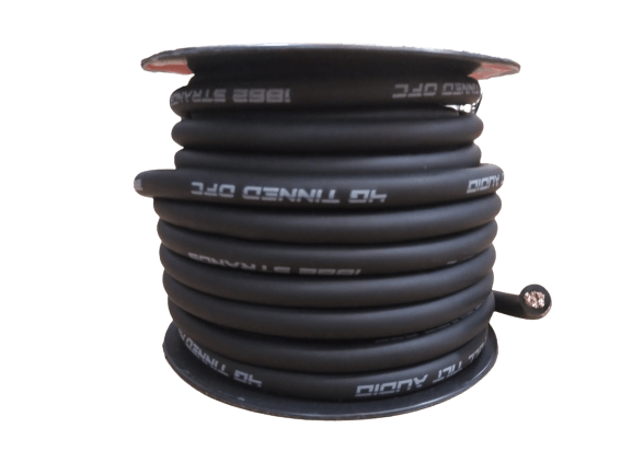 Full Tilt 50' 4 AWG OFC Power/Ground Cable - Clear