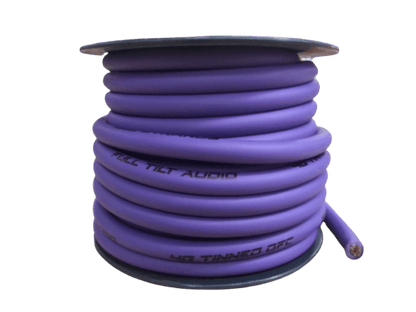 Full Tilt 50' 4 AWG OFC Power/Ground Cable - Blue