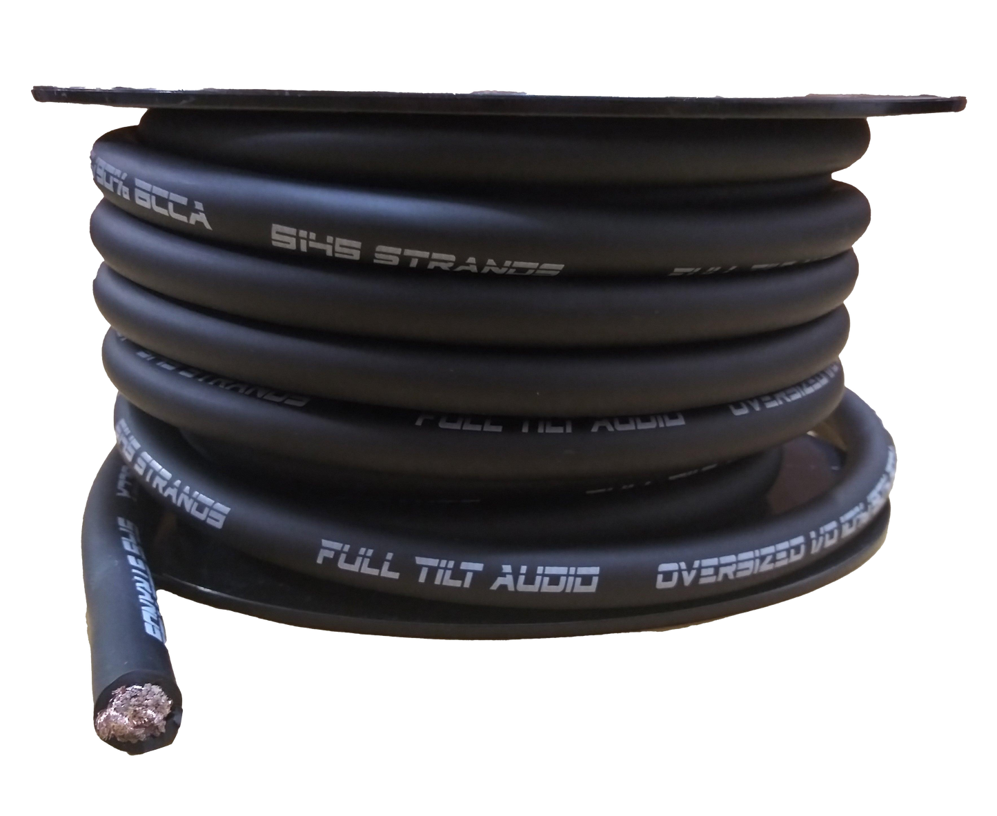 Full Tilt 50' 1/0 AWG CCA Power/Ground Cable - Blue