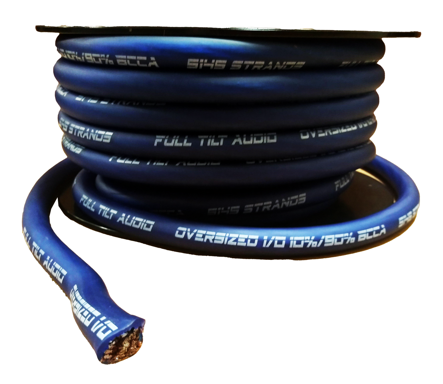 Full Tilt 50' 1/0 AWG CCA Power/Ground Cable - Red