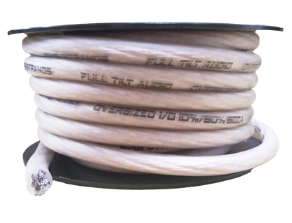 Full Tilt 50' 1/0 AWG CCA Power/Ground Cable - Blue