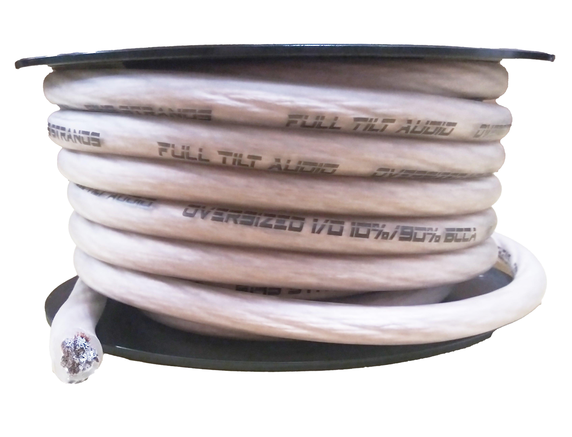 Full Tilt 50' 1/0 AWG CCA Power/Ground Cable - Red