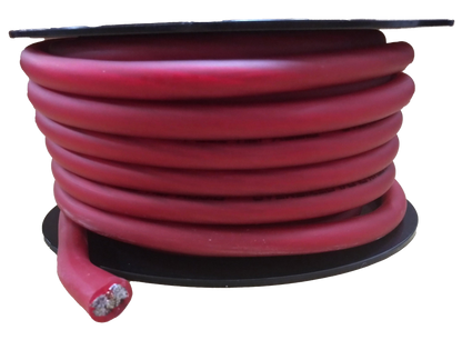 Full Tilt 50' 1/0 AWG CCA Power/Ground Cable - Red
