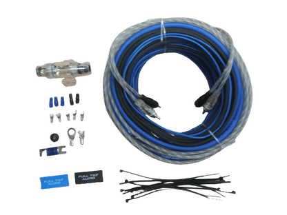 Full Tilt Audio 8 AWG OFC Amplifier Wire Kits - Lime Green/Black