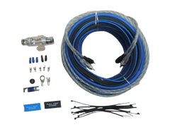 Full Tilt Audio 8 AWG OFC Amplifier Wire Kits - Teal/Black