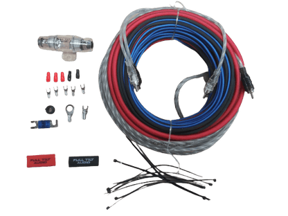Full Tilt Audio 8 AWG OFC Amplifier Wire Kits - Blue/Black