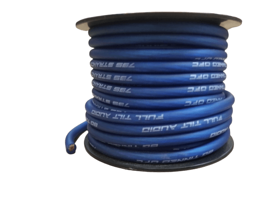 Full Tilt 50' 8 AWG OFC Power/Ground Cable - Red