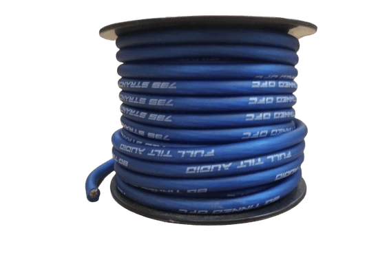 Full Tilt 50' 8 AWG OFC Power/Ground Cable - Lime Green