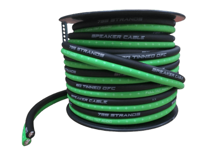 Full Tilt Audio 50' 8 AWG 100% OFC Speaker Wire - Purple/Black