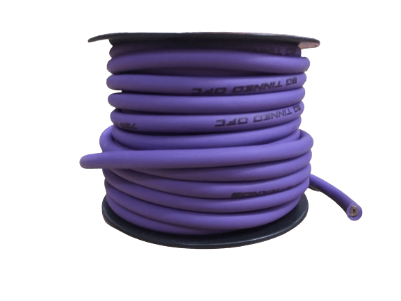 Full Tilt 50' 8 AWG OFC Power/Ground Cable - White
