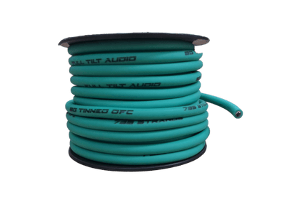 Full Tilt 50' 8 AWG OFC Power/Ground Cable - Black