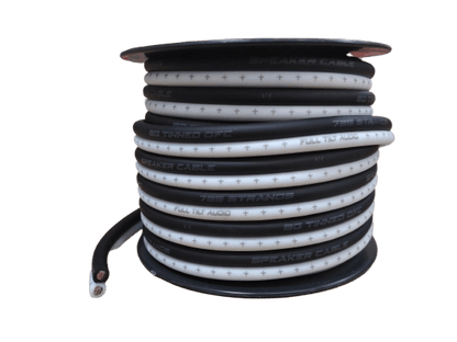 Full Tilt Audio 50' 8 AWG 100% OFC Speaker Wire - Blue/Black